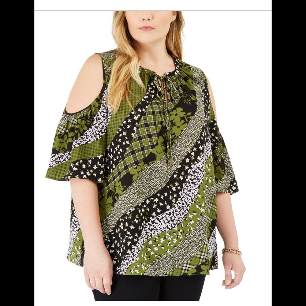🆕MK Cold Shoulder Blouse